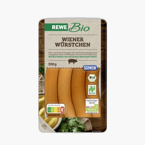 Rewe Bio Wiener Würstchen 200g
