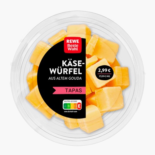Rewe Beste Wahl Gouda Würfel 175g