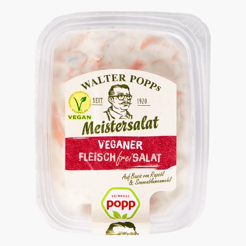 Popp Walter Popps Meistersalat Veganer Fleischfreisalat 150g