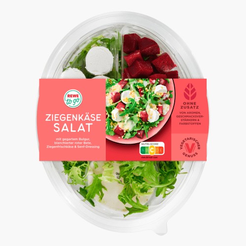 Rewe To Go Salat Ziegenkäse 300g