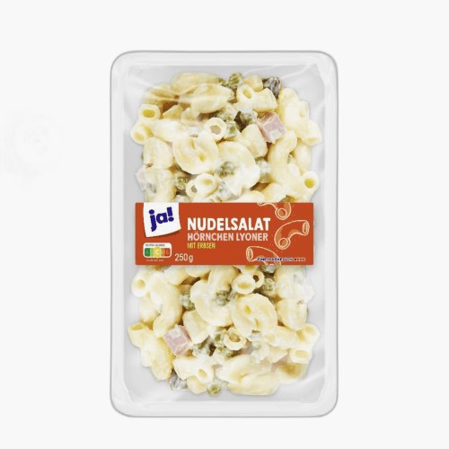 Ja! Nudelsalat Hörnchen Lyoner 250g
