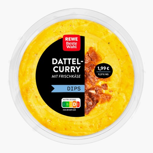 Rewe Beste Wahl Dattel Curry Dip 175g