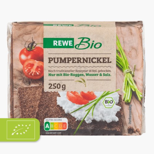 Rewe Bio Pumpernickel 250g