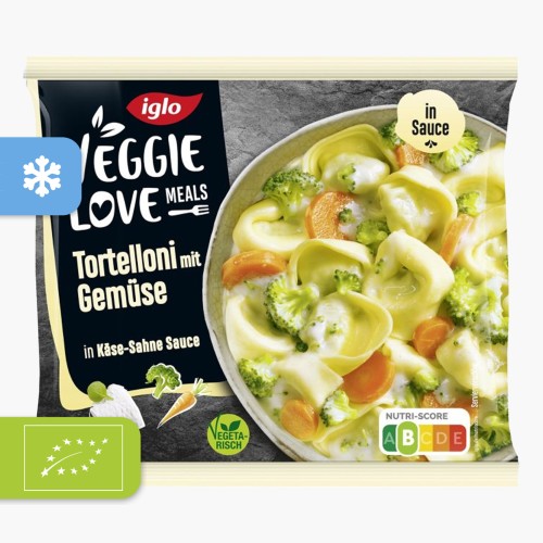 Iglo Tortelloni Käse-Sahnesauce 450g