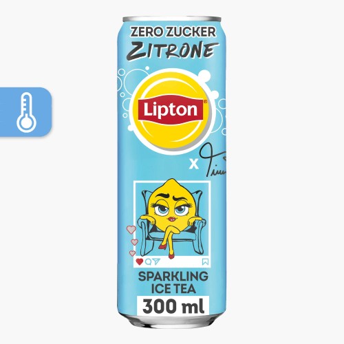 Lipton Zero Sparkling Zitrone 0,33l Dose