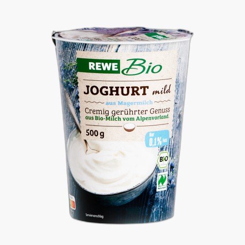 Rewe Bio Joghurt 0,1% 500g