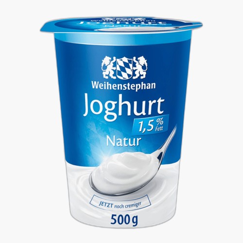 Weihenstephan Joghurt Mild 1,5% Fett. 500g