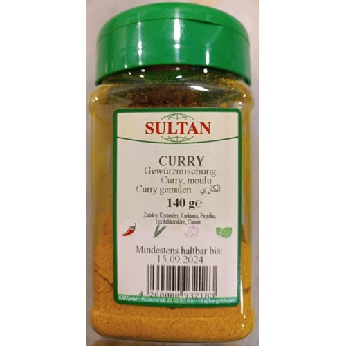 Sultan Currypulver 140g