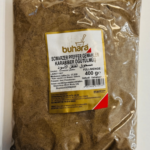 Buhara Schwarzer Pfeffer Gemahlen 400g