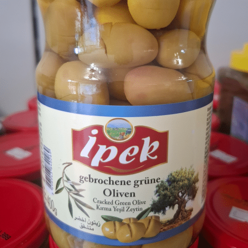 Ipek Gebrochene Grüne Oliven 700g