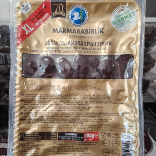 Marmarabirlik Schwarze Oliven XL 800g