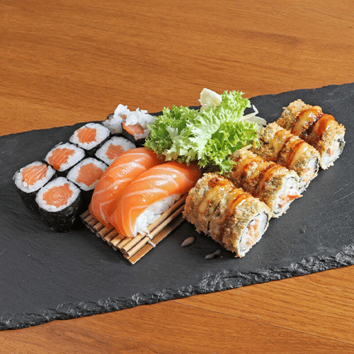 Lachs Menü