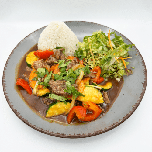 Spicy Lemongrass Beef (scharf)