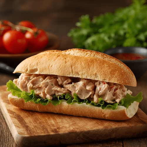 Baguette mit Thunfisch