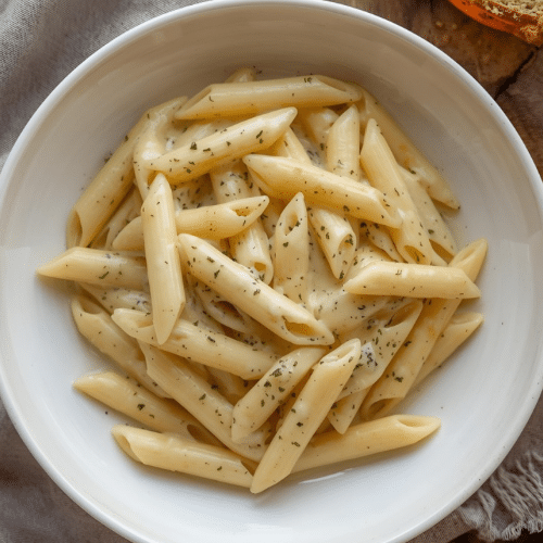 Pasta mit Sahnesauce