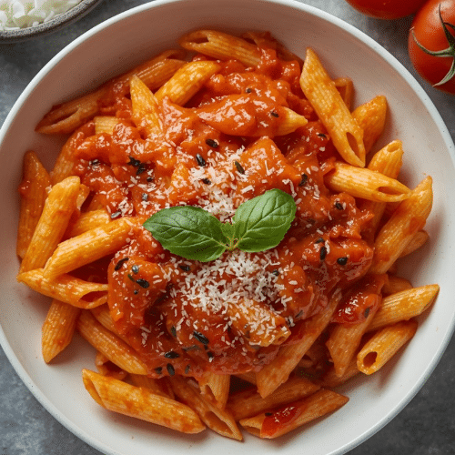 Pasta mit Tomatensauce