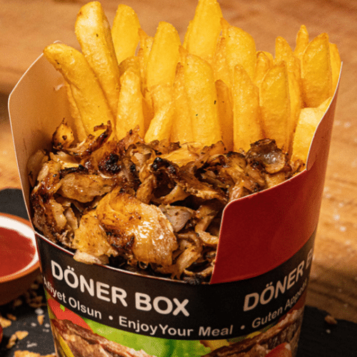 Döner Box mit Pommes