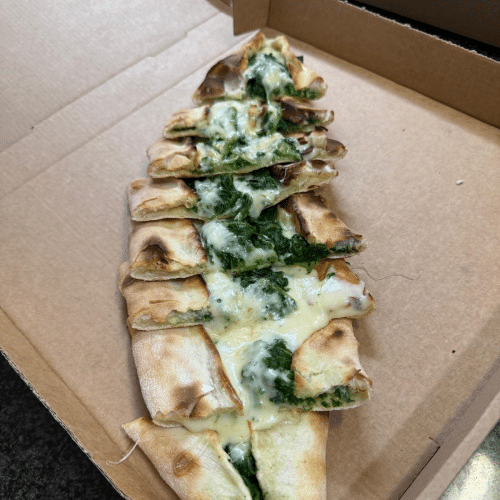 Pide mit Spinat