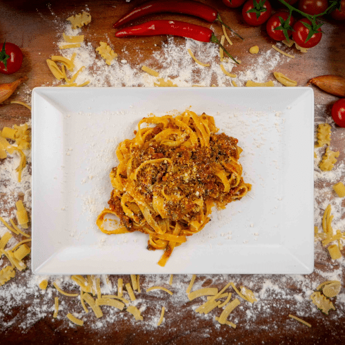 Tagliatelle mit Ragu alla Bolognese