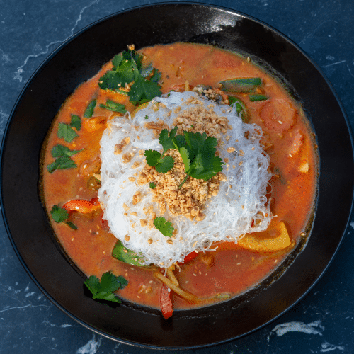 Glasnudeln mit Thai-Curry