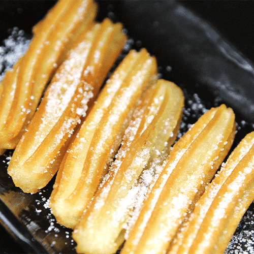 Churros mit Nutella (10 Stk)
