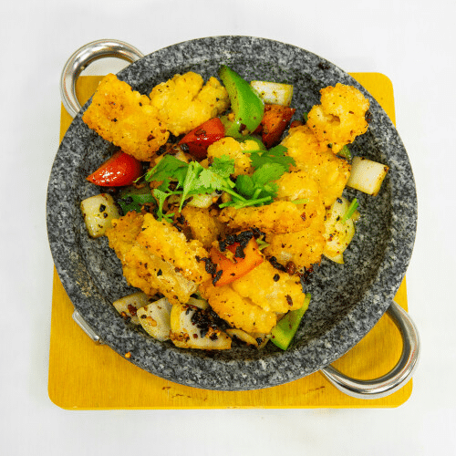 Gebratener Tintenfisch nach Lao Gan Ma Art