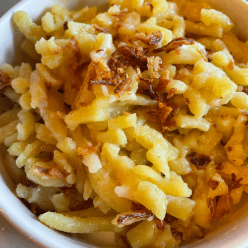Käse Spätzle (vegan)
