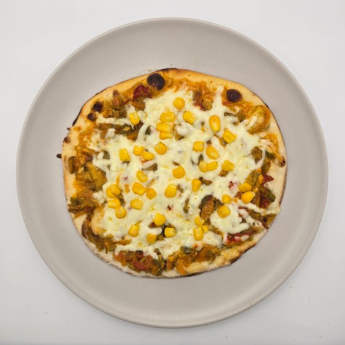 Mexikana, hausgemachtes Gemüse mit Mais und Käse