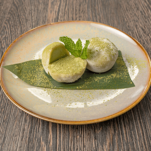 Matcha Eis-Mochi (2 Stück)