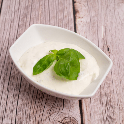 Pizzabrötchen mit Knoblauch Dip