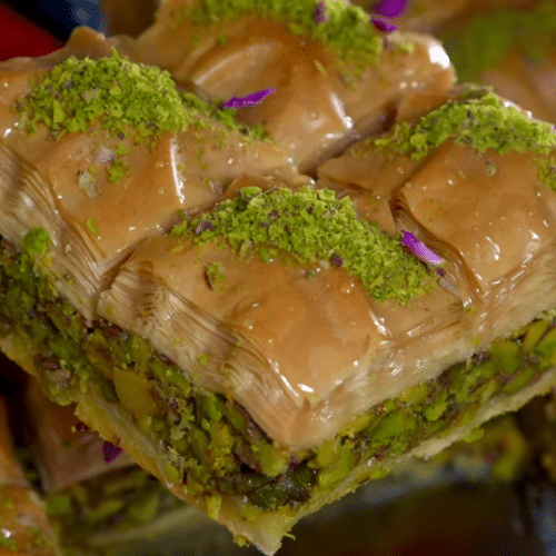 Baklawa mit Pistazien