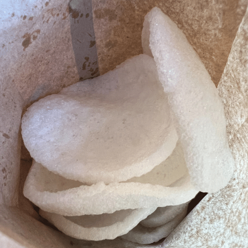 Frittierte Krabbenchips