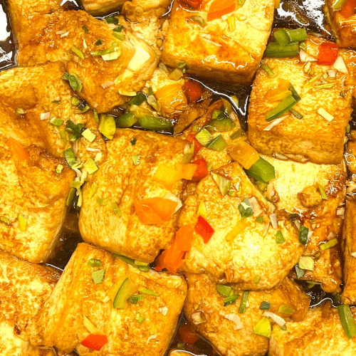 Gemüse Kanton Art mit Tofu