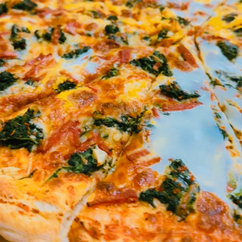 Pizza Spinat