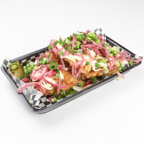 Pink Onion Fried Chicken