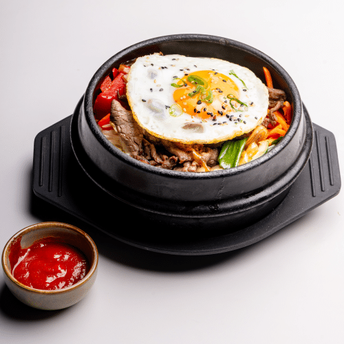 Bibimbap - Garnelen (scharf)