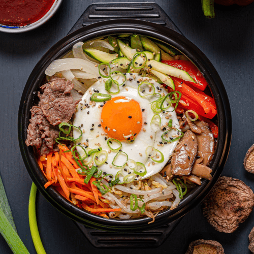 Bibimbap - Rindfleisch (scharf)