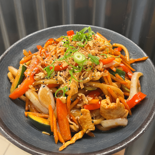 Udon - Hühnerfleisch