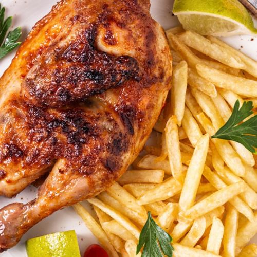 Halbes Grillhähnchen