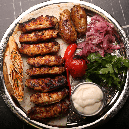 Gegrillte Hähnchenflügel