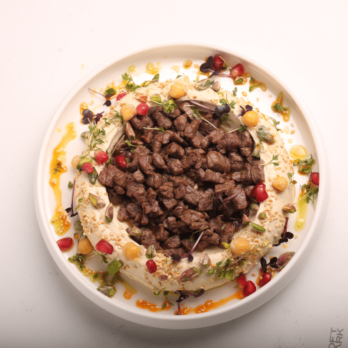 Hummus mit Fleisch