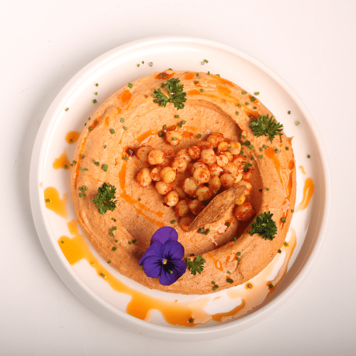 Hummus mit Paprika (vegan)