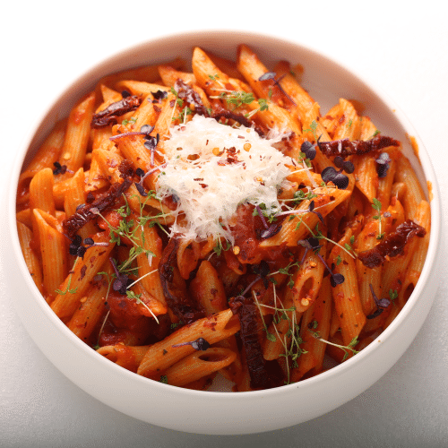 Pasta Penne Arrabiata (vegan)