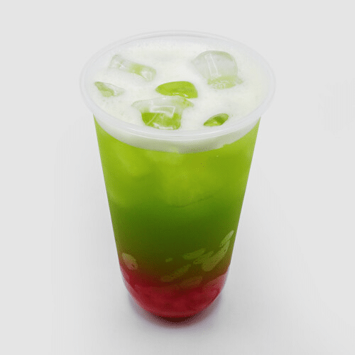 Früchte Bubble Eistee grüner Apfel 0,5l