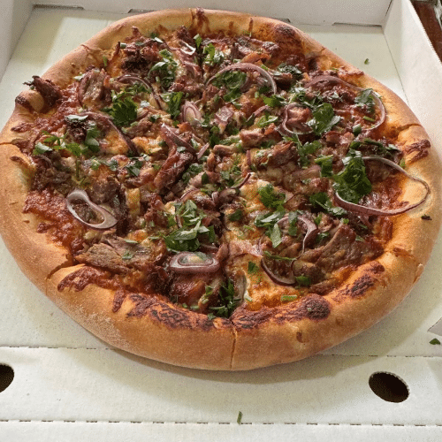 Pizza Fleisch-Schawarma