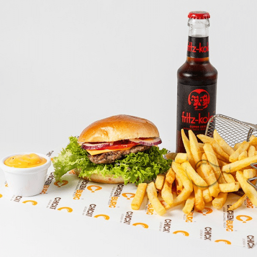 Cheese Burger Menü