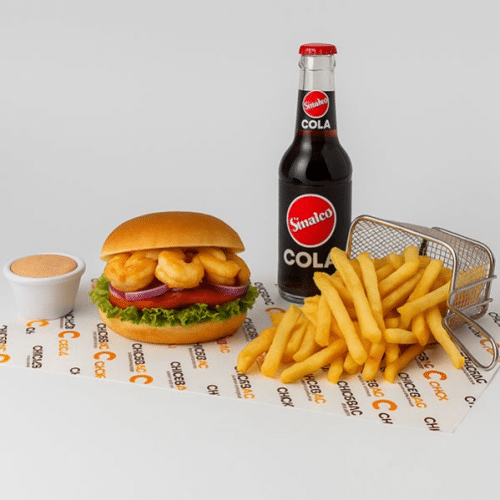 Shrimp Royale Burger Menü