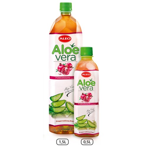 ALEO Aloe Vera Granatapfel 0.5l (EINWEG)