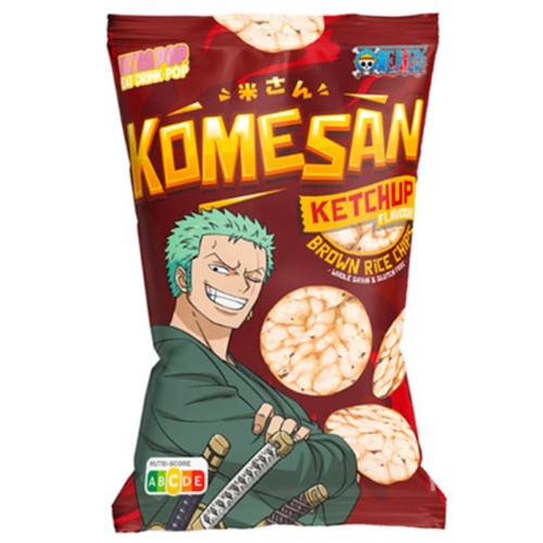 KOMESAN Brown Rice Chips Ketchup 60g