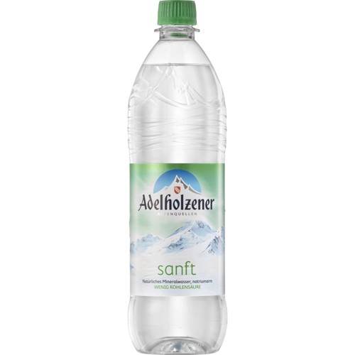Adelholzener Mineralwasser sanft 1.0l (MEHRWEG)